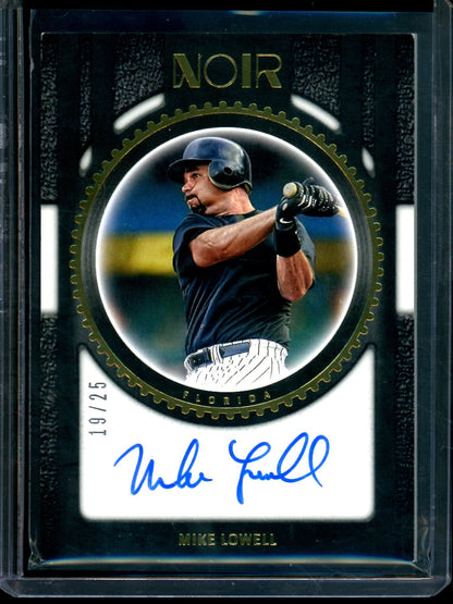 2026 Panini Noir Mike Lowell Frame Autograph /25 Marlins