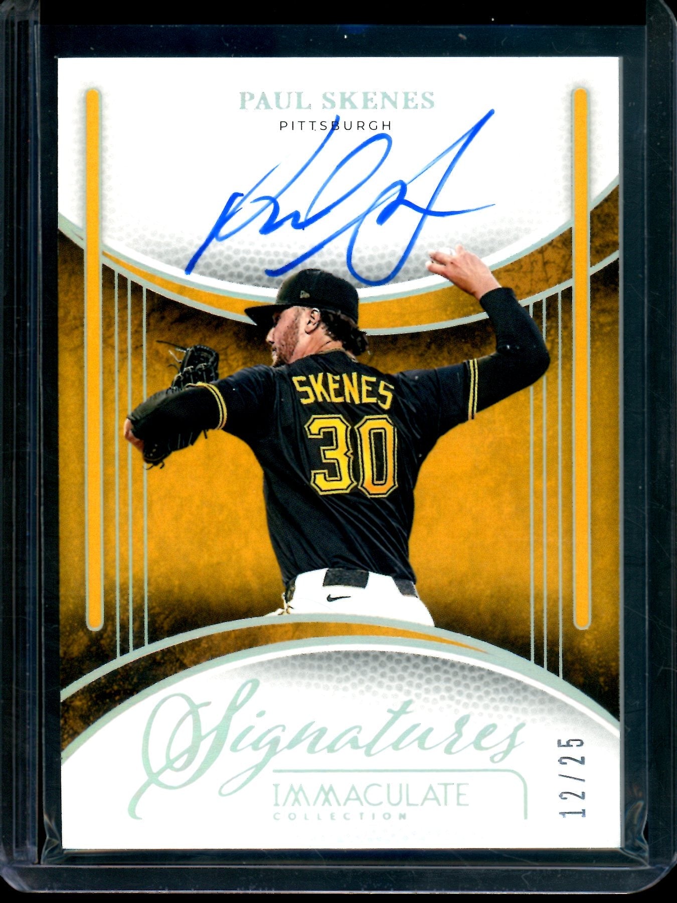 2026 Panini Immaculate Paul Skenes Signatures /25 Pirates