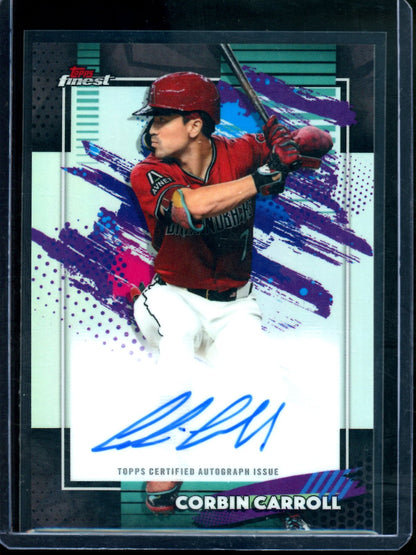 2026 Topps Finest Corbin Carroll Refractor Autograph Diamondbacks