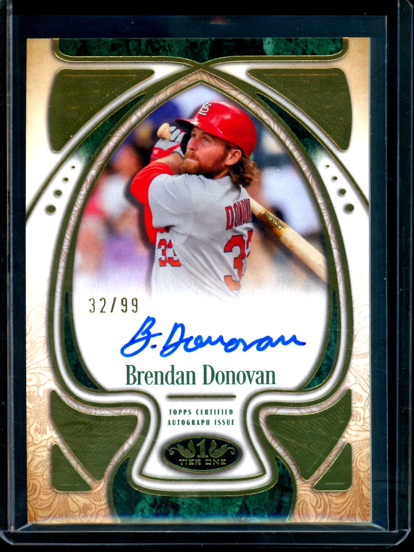 2026 Topps Tier One Brendan Donovan Autograph /99 Cardinals