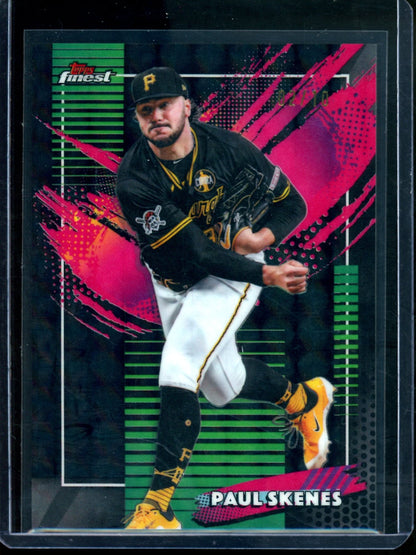 2026 Topps Finest Paul Skenes Rare Geometric Black Refractor /10 Pirates