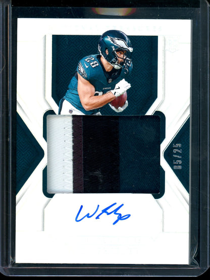 2024 Panini National Treasures Will Shipley Rookie Patch Autograph /25 Eagles