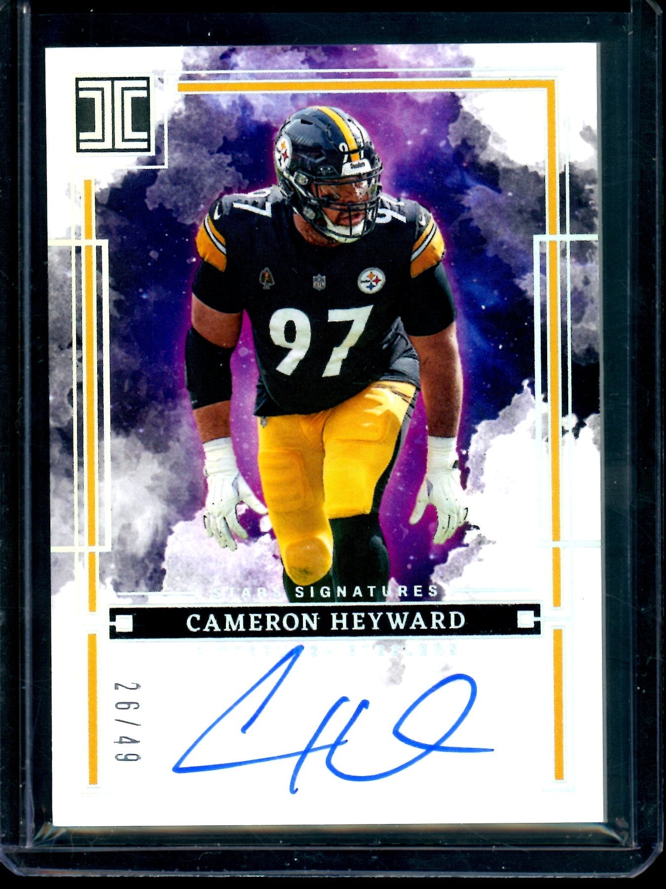 2025 Panini Impeccable Cameron Heyward Star Signatures /49 Steelers