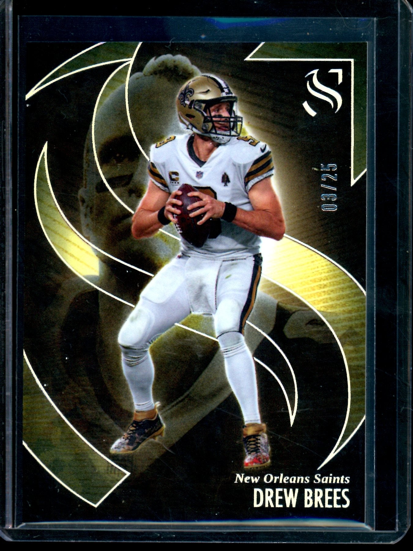 2025 Panini Silhouette Drew Brees /25 Saints
