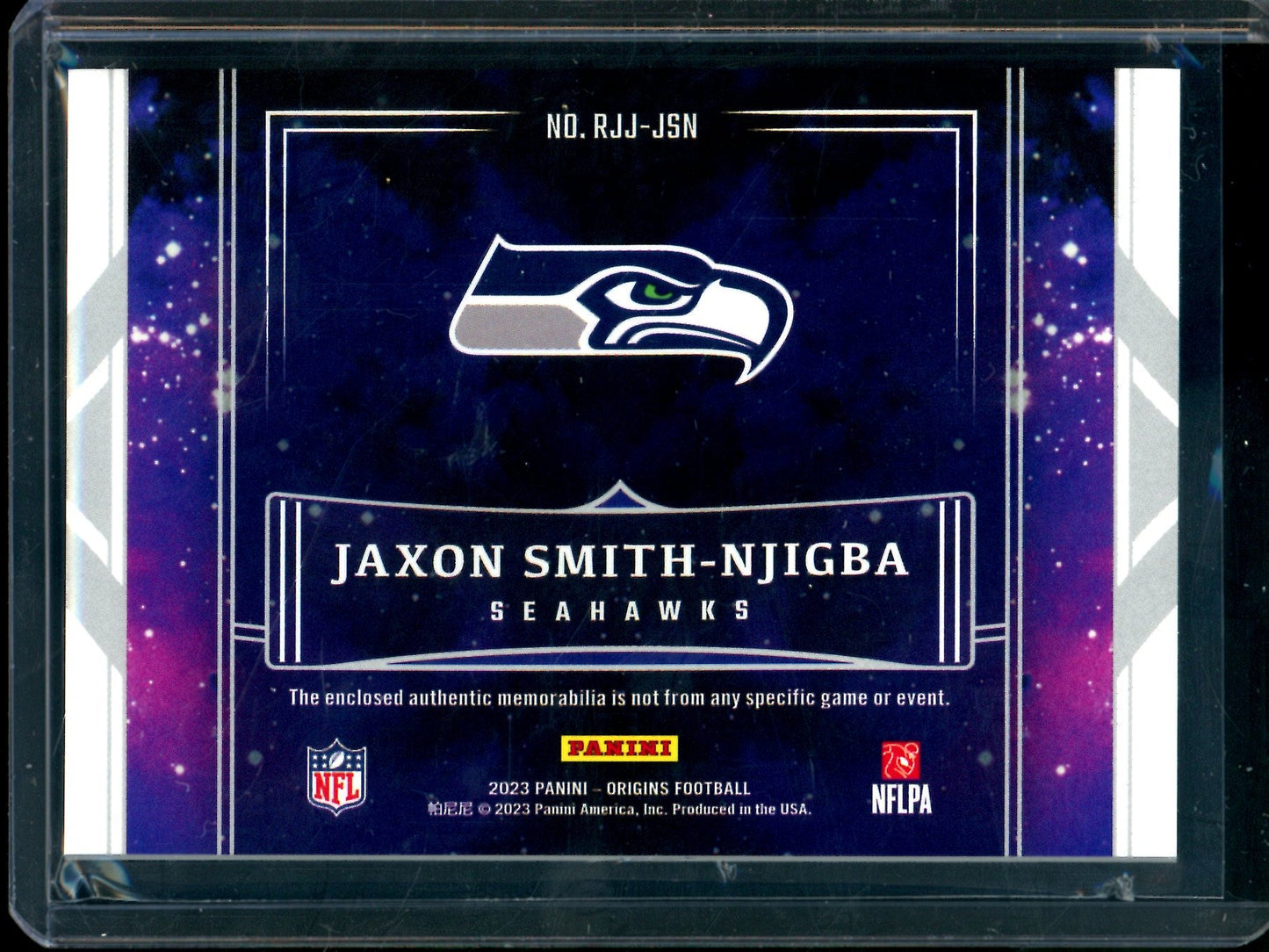 2023 Panini Origins Jaxon Smith-Njigba Rookie Jumbo Jerseys /199 Seahawks