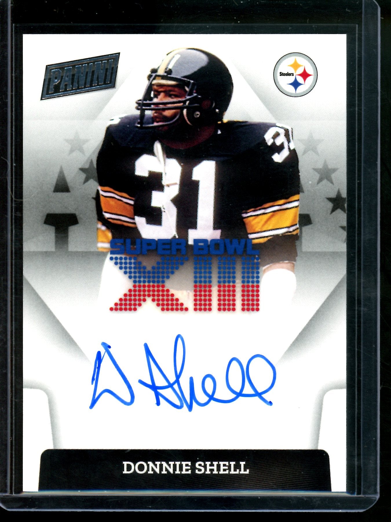 2022 Panini Prizm Donnie Shell Super Bowl XIII Autograph Steelers