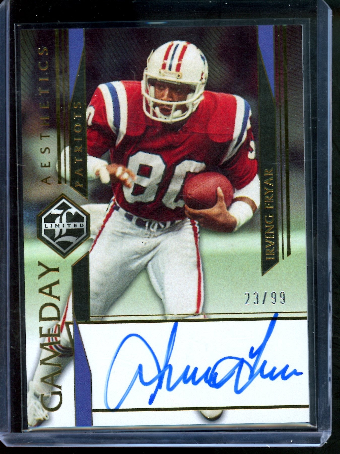 2023 Panini Limited Irving Fryar Gameday Aesthetics Autograph /99 Patriots