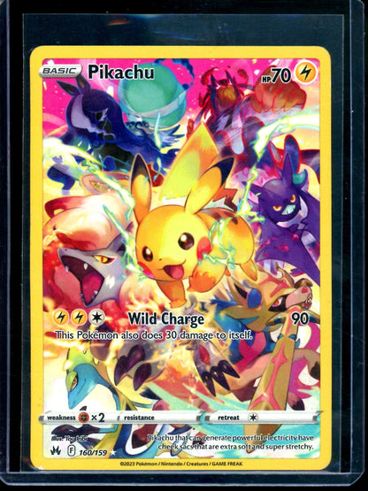 2023 Pokemon Crown Zenith Pikachu 160/159 (B)