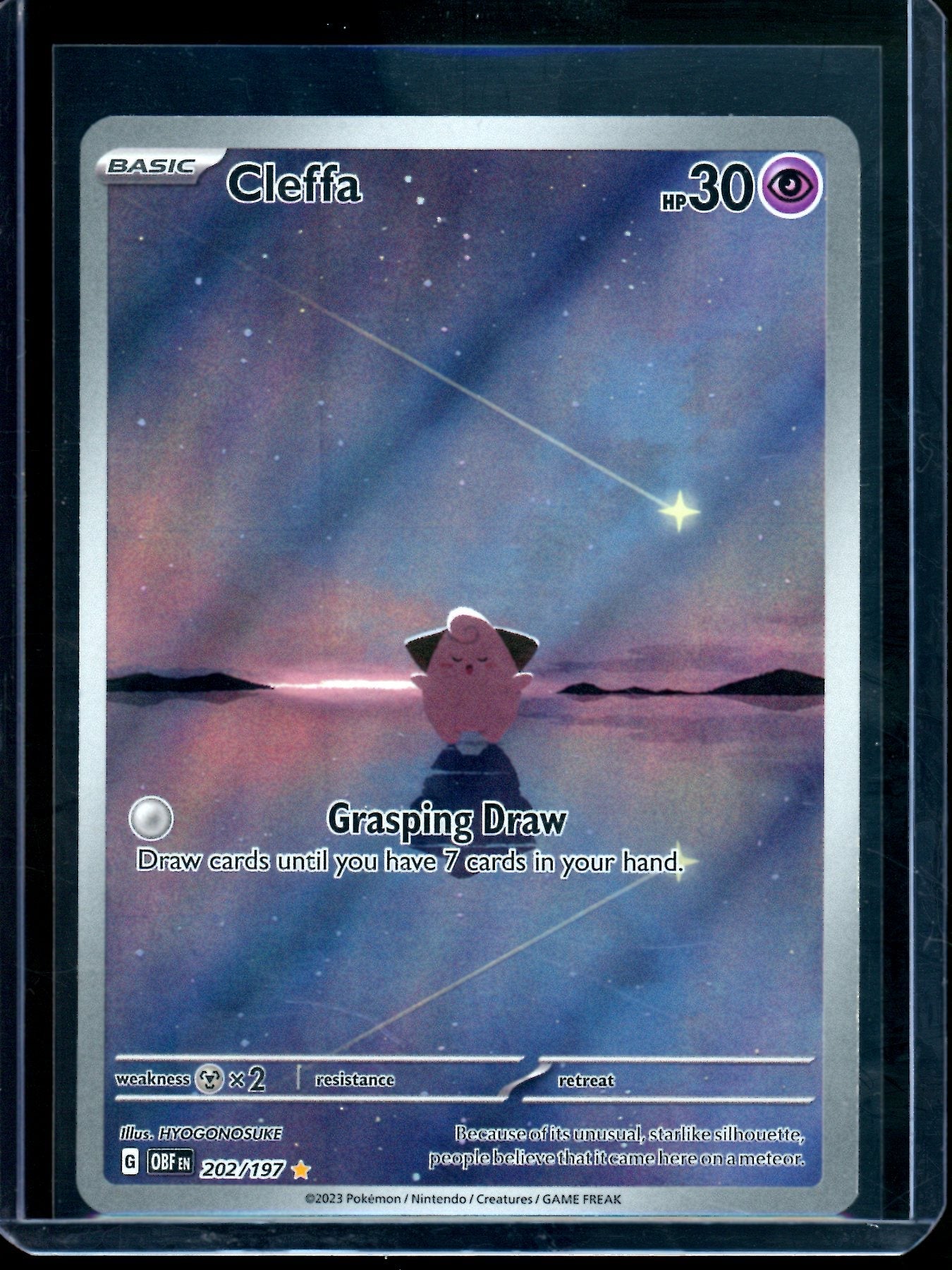 2023 Pokemon Obsidian Flames Cleffa 202/197