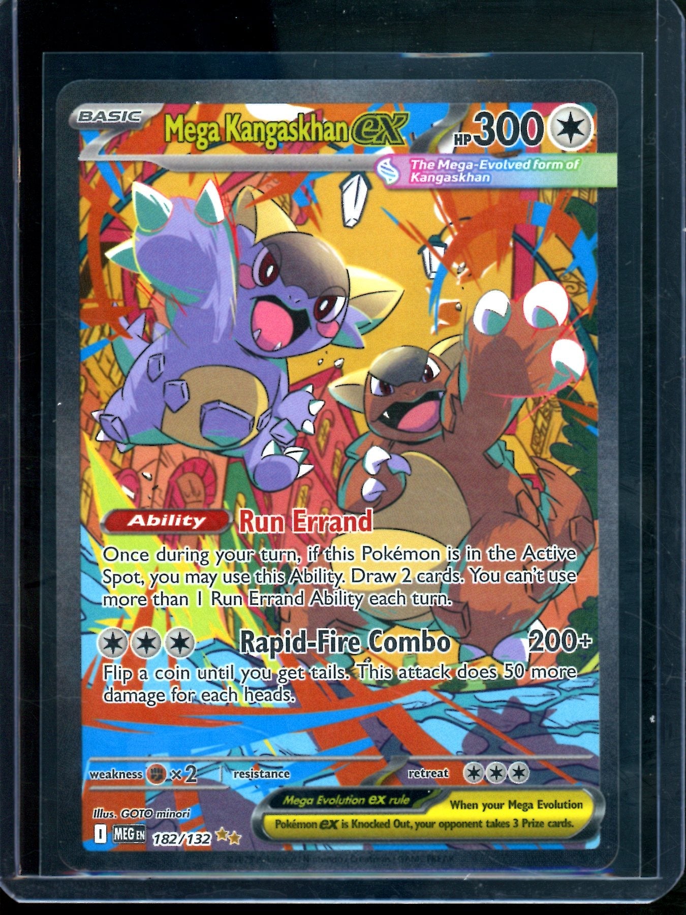 2025 Pokemon Mega Evolution Mega Kangaskhan EX 182/132