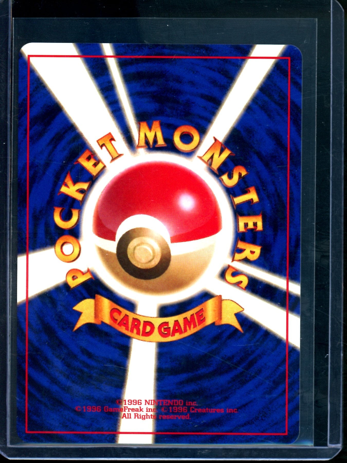 1996 Pokemon Team Rocket Energy JPN Holo