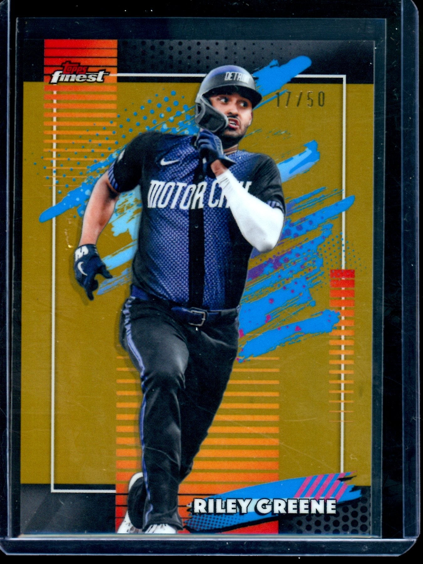 2026 Topps Finest Riley Greene Gold Refractor /50 Tigers