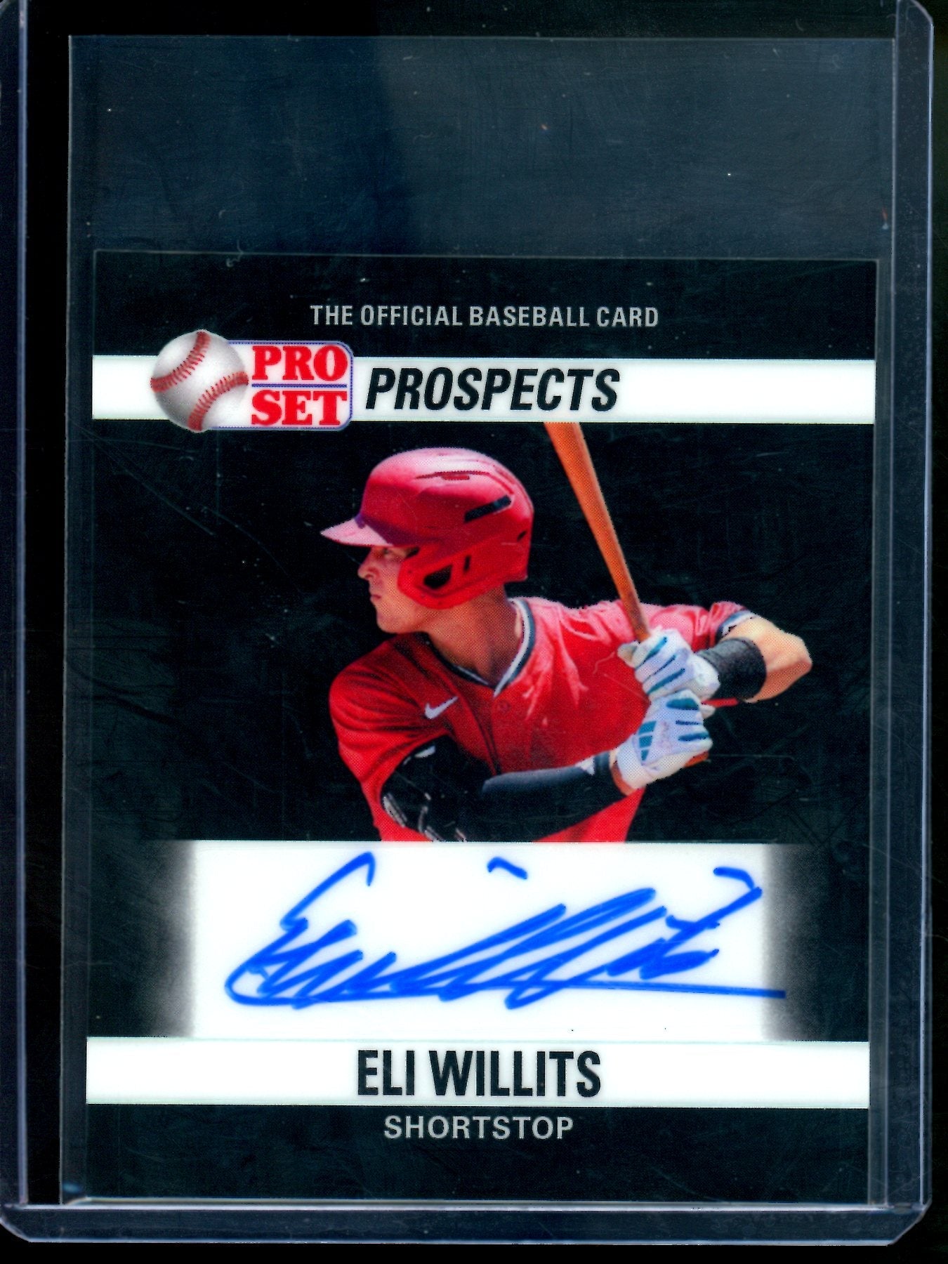 2026 Leaf Pro Set Eli Willits 1/1 Mini Autograph Nationals
