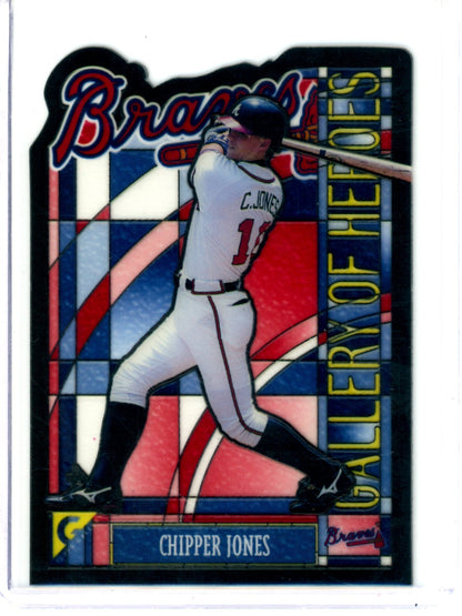 1999 Topps Gallery Chipper Jones Gallery Of Heroes Braves