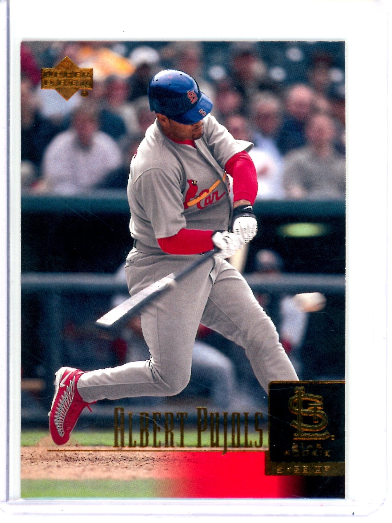 2001 Upper Deck Albert Pujols Rookie Card Cardinals