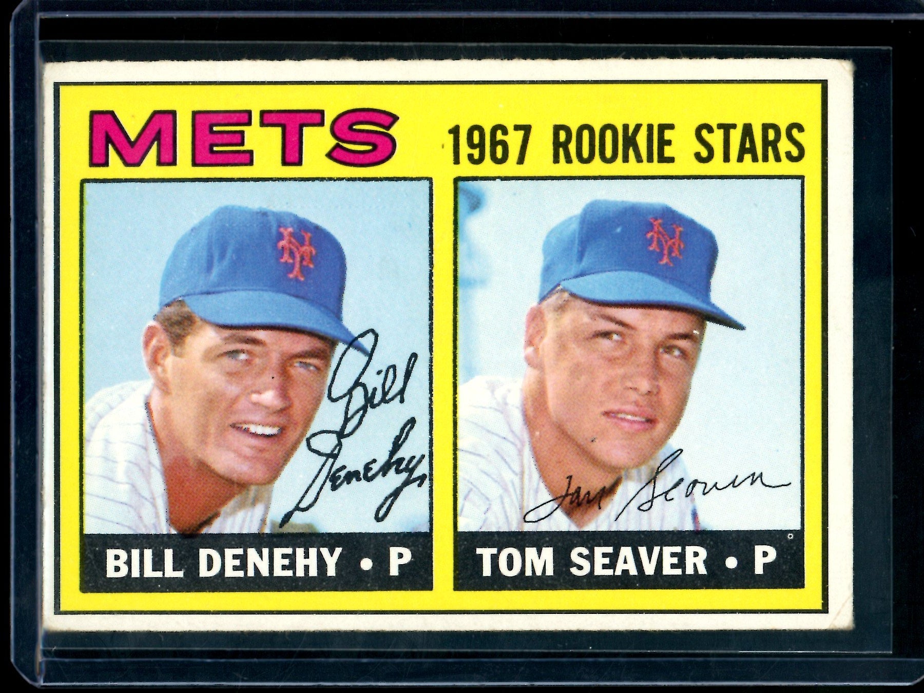 1967 Topps Tom Seaver / Bill Denehy Rookie Stars #581 Mets