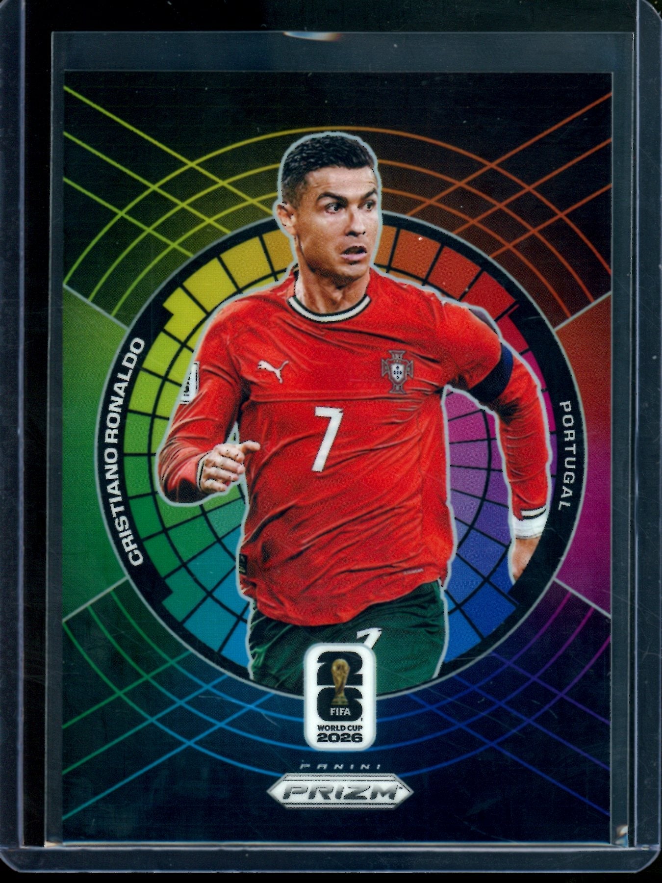 2026 Panini Prizm Cristiano Ronaldo Color Wheel SSP Portugal