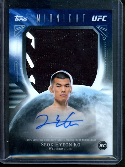 2026 Topps Midnight Seok Hyeon Ko Rookie Patch Autograph