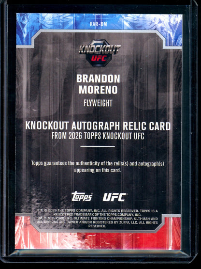 2026 Topps Knockout Brandon Moreno Autograph Relic /299