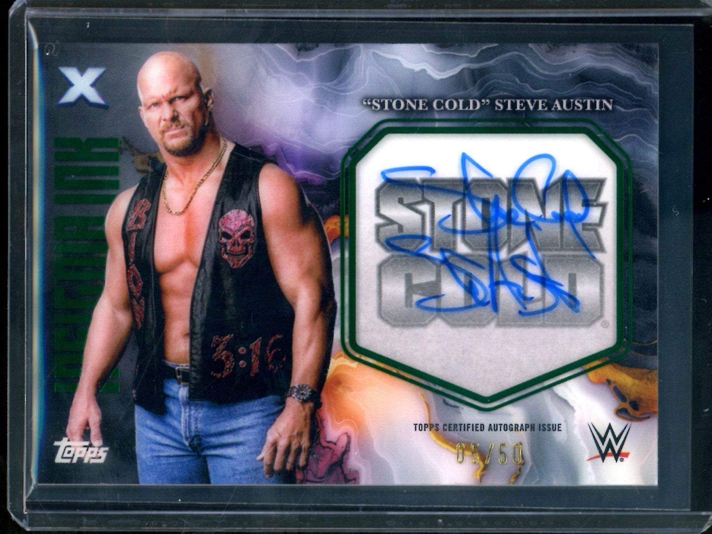 2025 Topps Exalted Stone Cold Steve Austin Insignia Ink Autograph /50