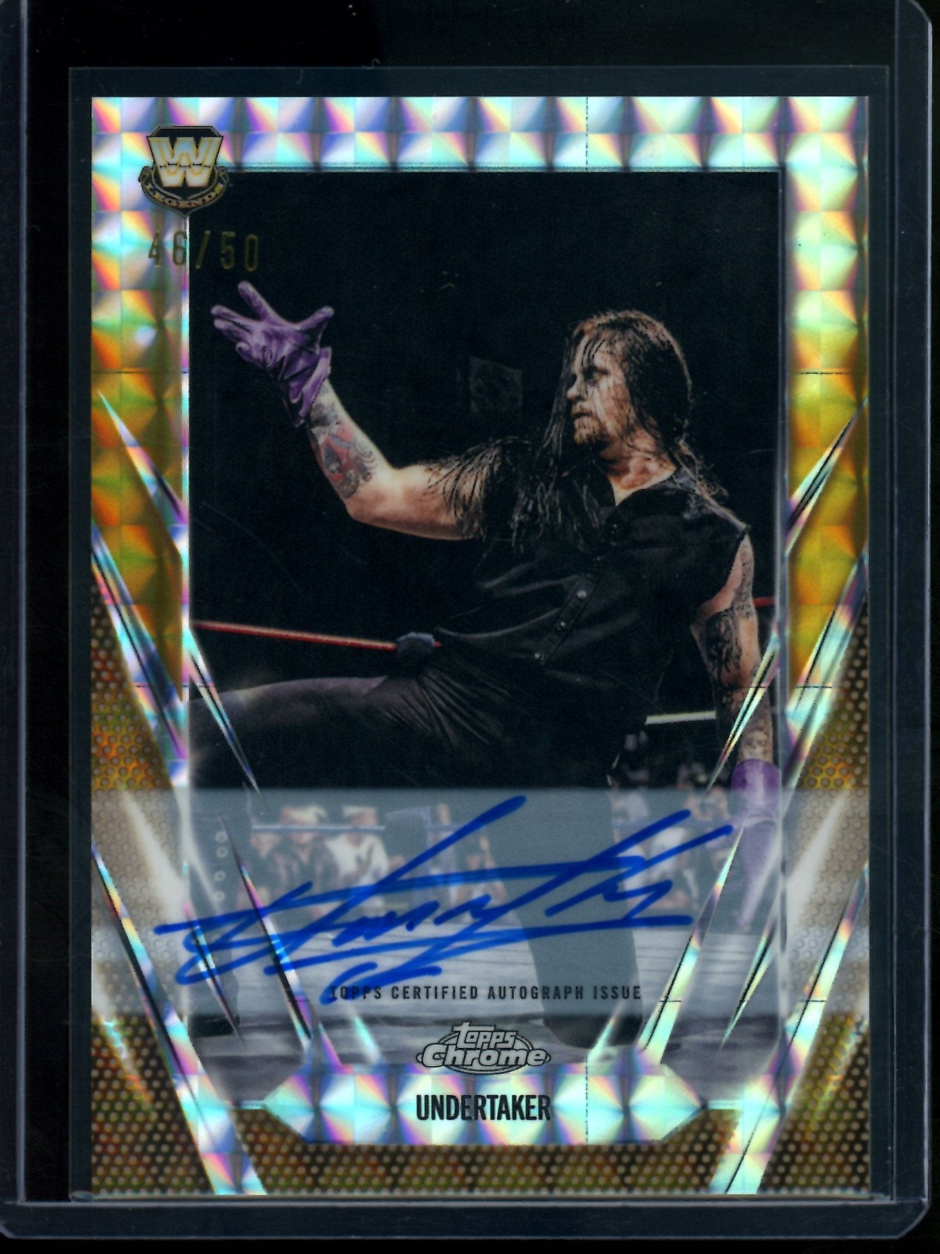 2026 Topps Chrome Undertaker Gold Geometric Autograph /50