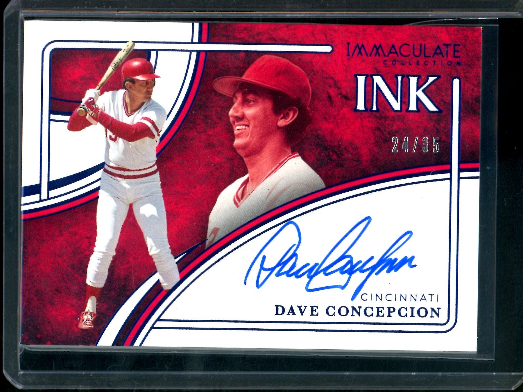 2026 Panini Immaculate Dave Concepcion Autograph Blue /35 Reds