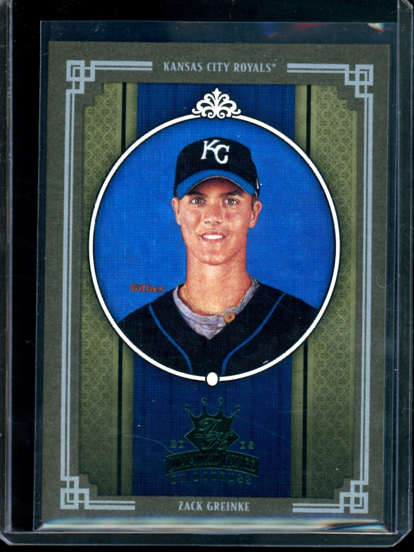 2005 Panini Donruss Zack Greinke Rookie Frame #113 /50 Royals