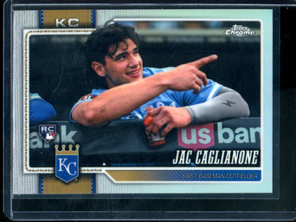 2026 Topps Chrome Jac Caglianone Rookie Image Variation Refractor Royals