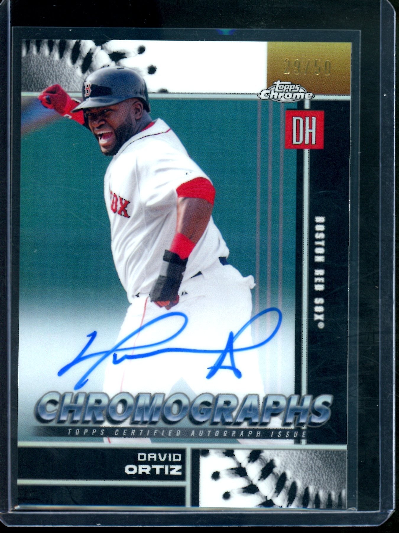2026 Topps Chrome David Ortiz Chromographs Gold /50 Red Sox
