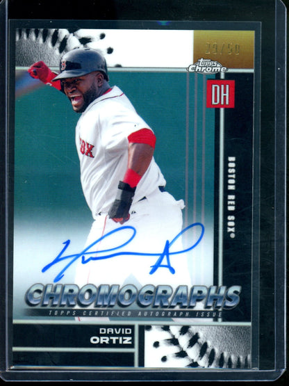 2026 Topps Chrome David Ortiz Chromographs Gold /50 Red Sox