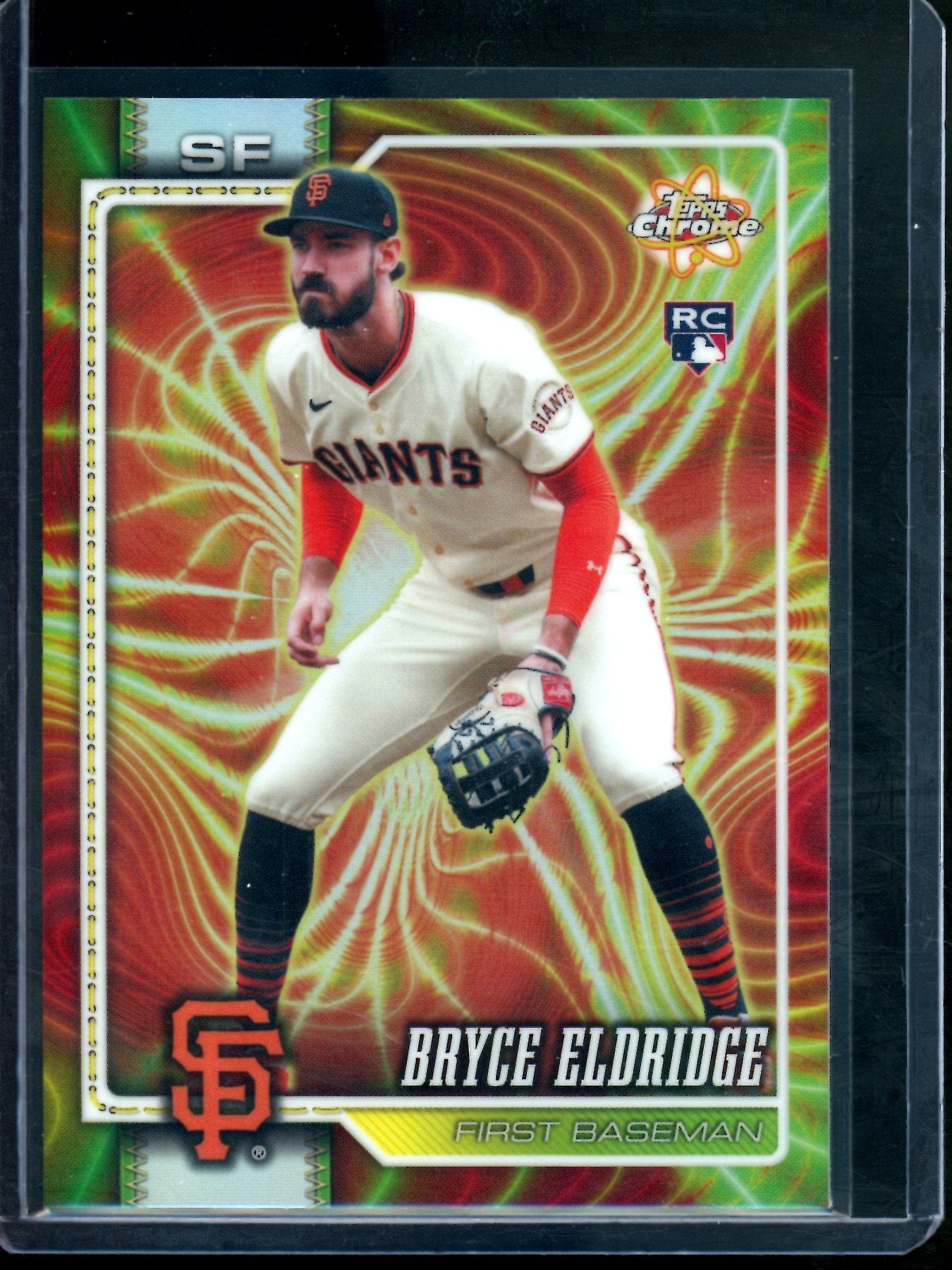 2026 Topps Chrome Bryce Eldridge Radiating Rookies SSP Giants