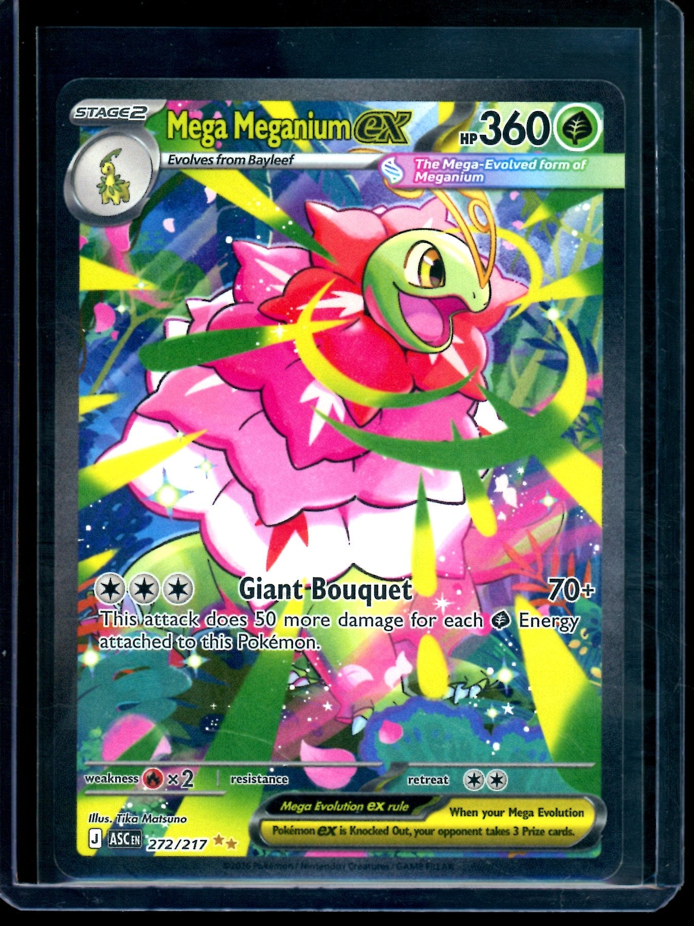 2026 Pokemon Ascended Heroes Mega Meganium EX 272/217