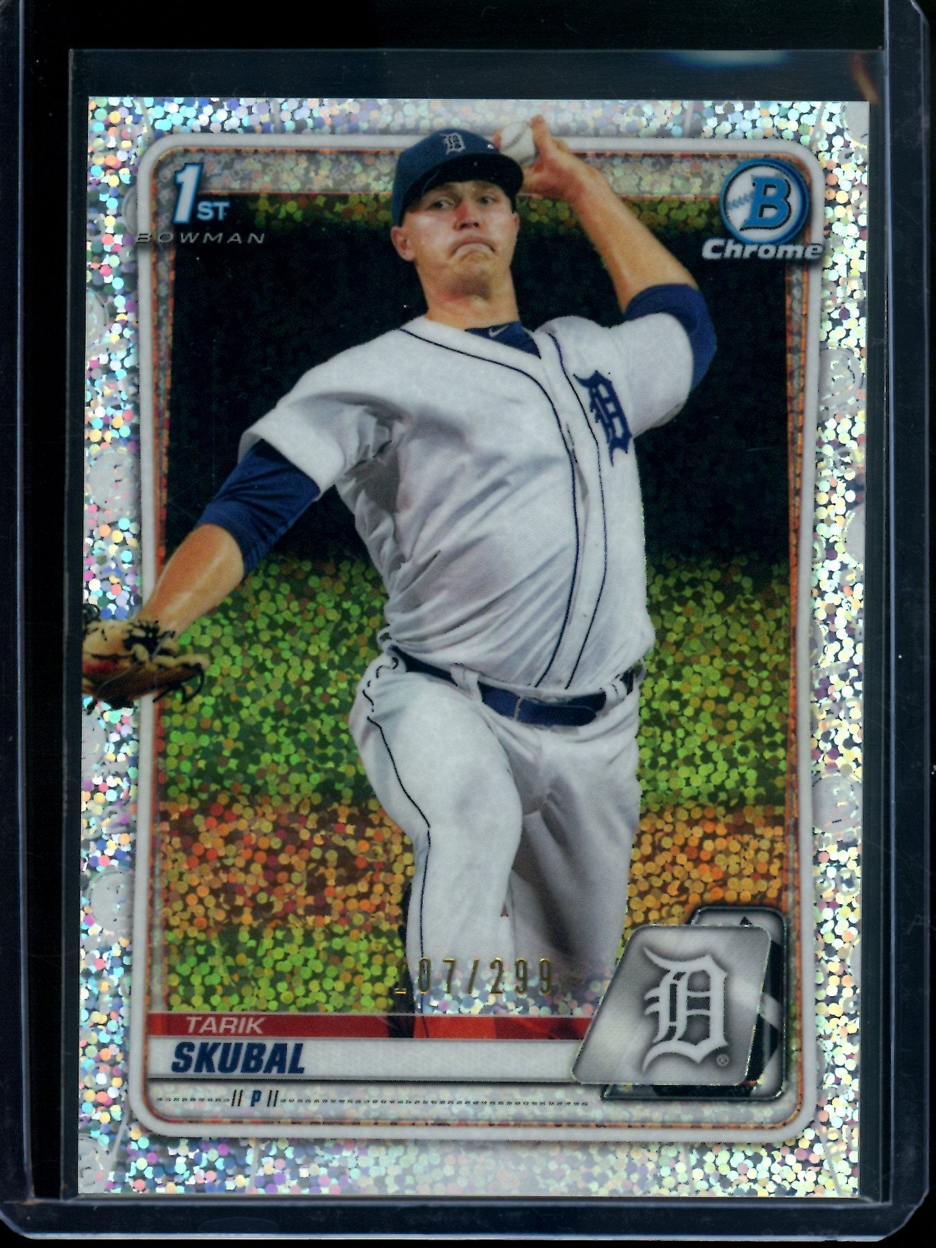 2020 Bowman Chrome Tarik Skubal 1st Sparkle /299 Tigers