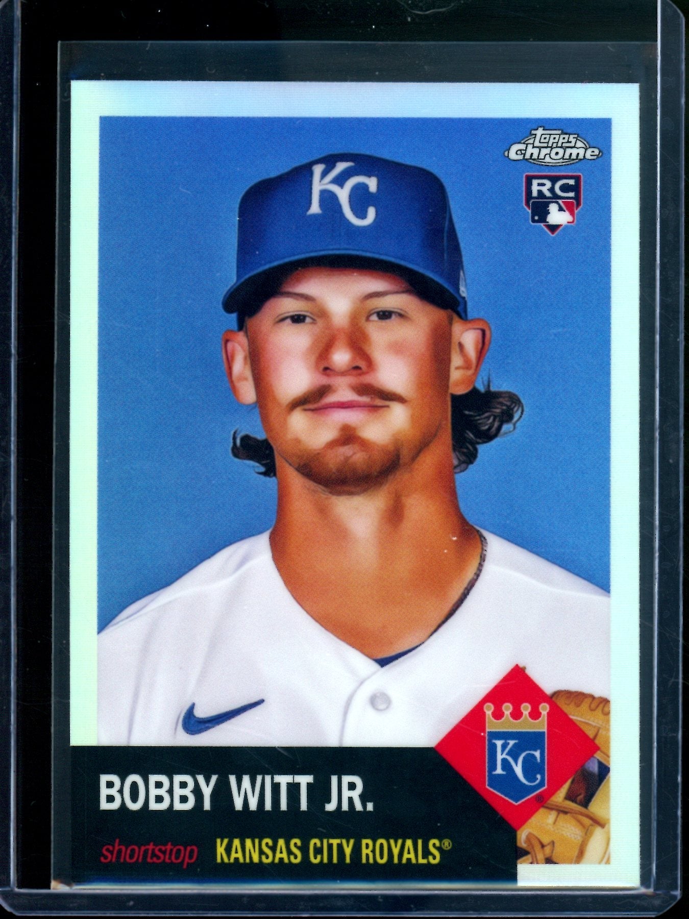 2022 Topps Platinum Anniversary Bobby Witt Jr Refractor Rookie Royals