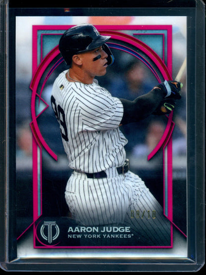 2026 Topps Tribute Aaron Judge Pink Refractor /10 Yankees