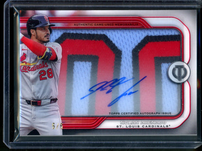 2026 Topps Tribute Nolan Arenado Prime Relic Autograph /5 Cardinals
