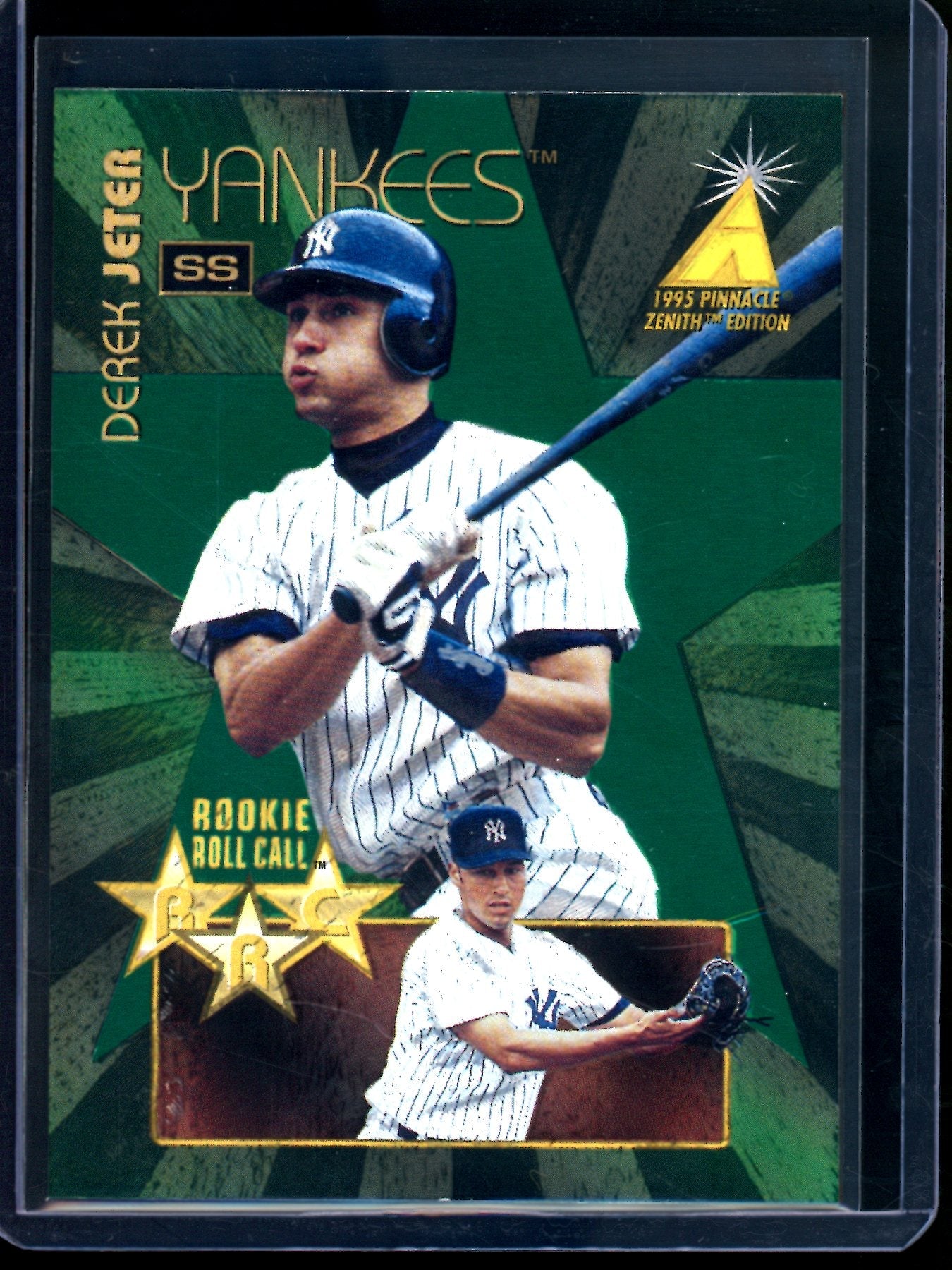 1995 Pinnacle Zenith Derek Jeter Rookie Roll Call Yankees