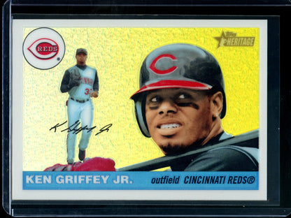 2004 Topps Heritage Ken Griffey Jr Refractor /555 Reds
