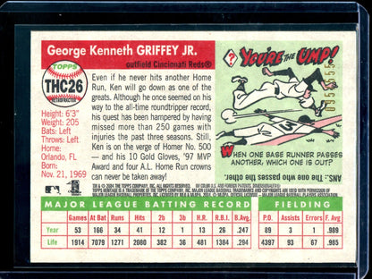 2004 Topps Heritage Ken Griffey Jr Refractor /555 Reds