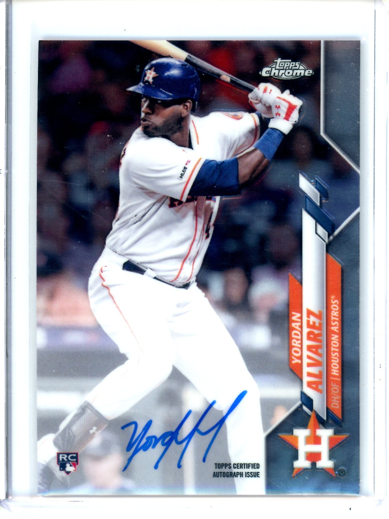 2020 Topps Chrome Yordan Alvarez Rookie Autograph Astros