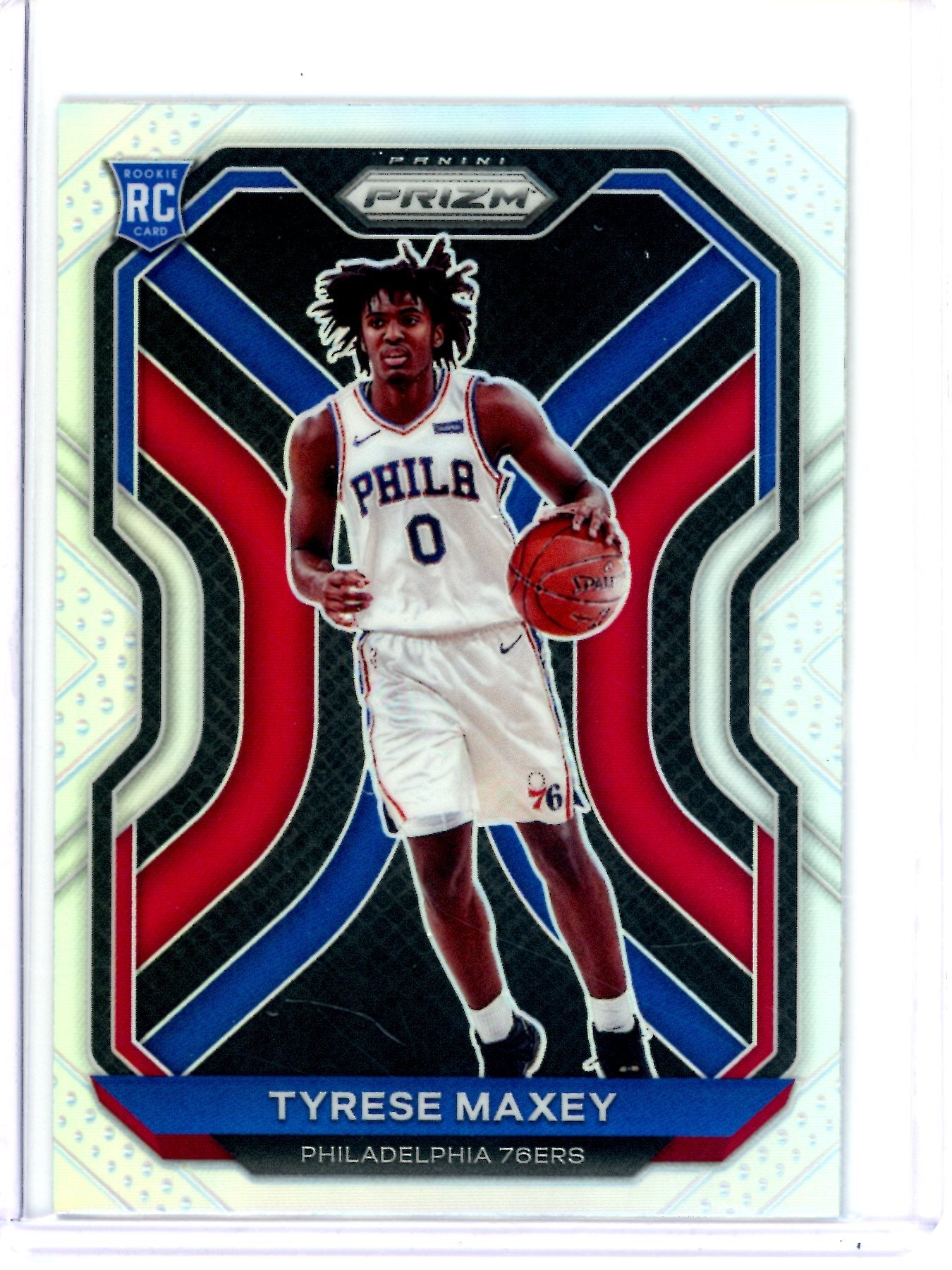2021 Panini Prizm Tyrese Maxey Silver Rookie 76ers