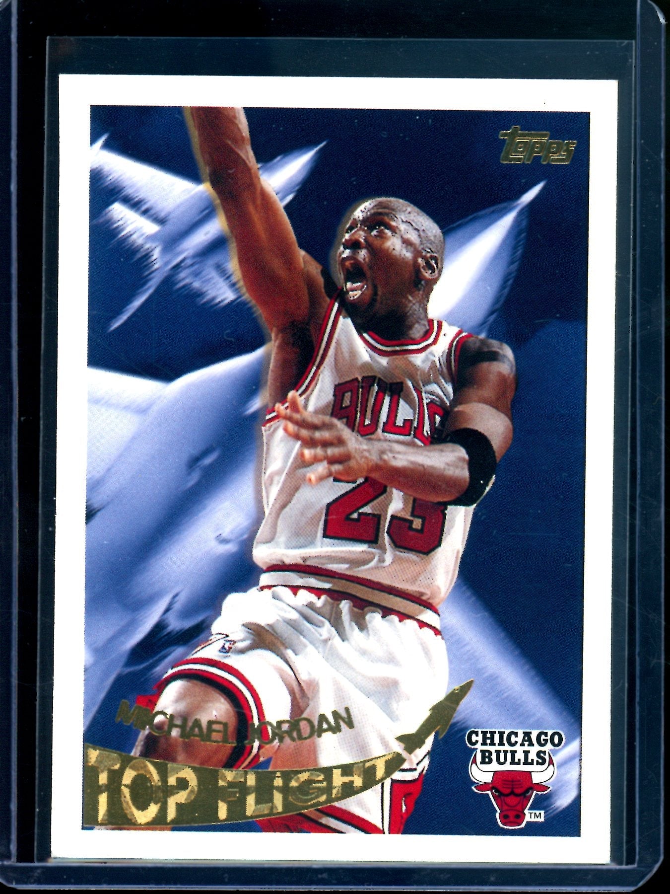 1995 Topps Michael Jordan Top Flight Bulls (Corner Damage)
