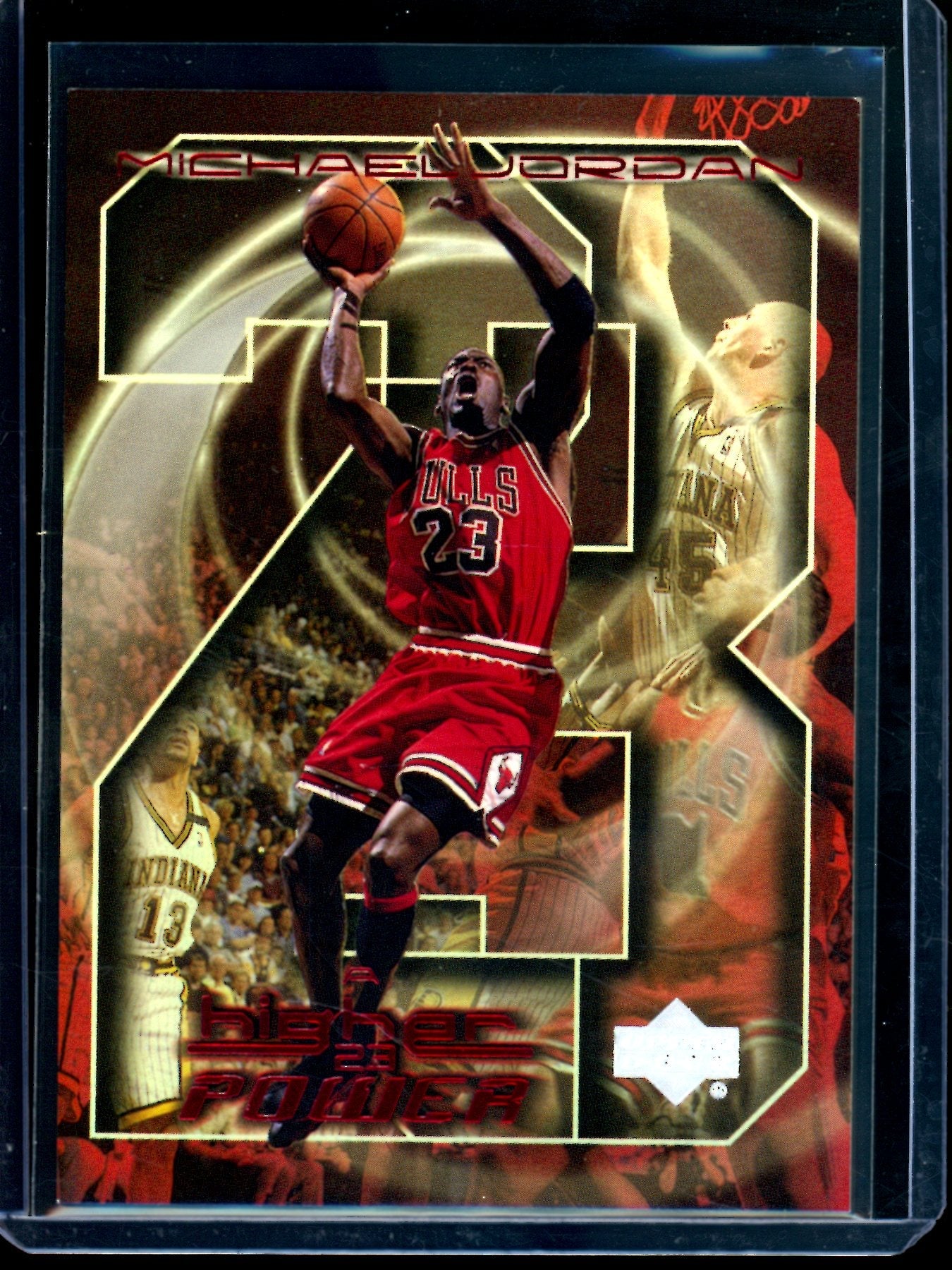 1999 Upper Deck Michael Jordan A Higher Power Refractor Bulls