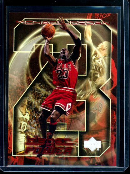 1999 Upper Deck Michael Jordan A Higher Power Refractor Bulls