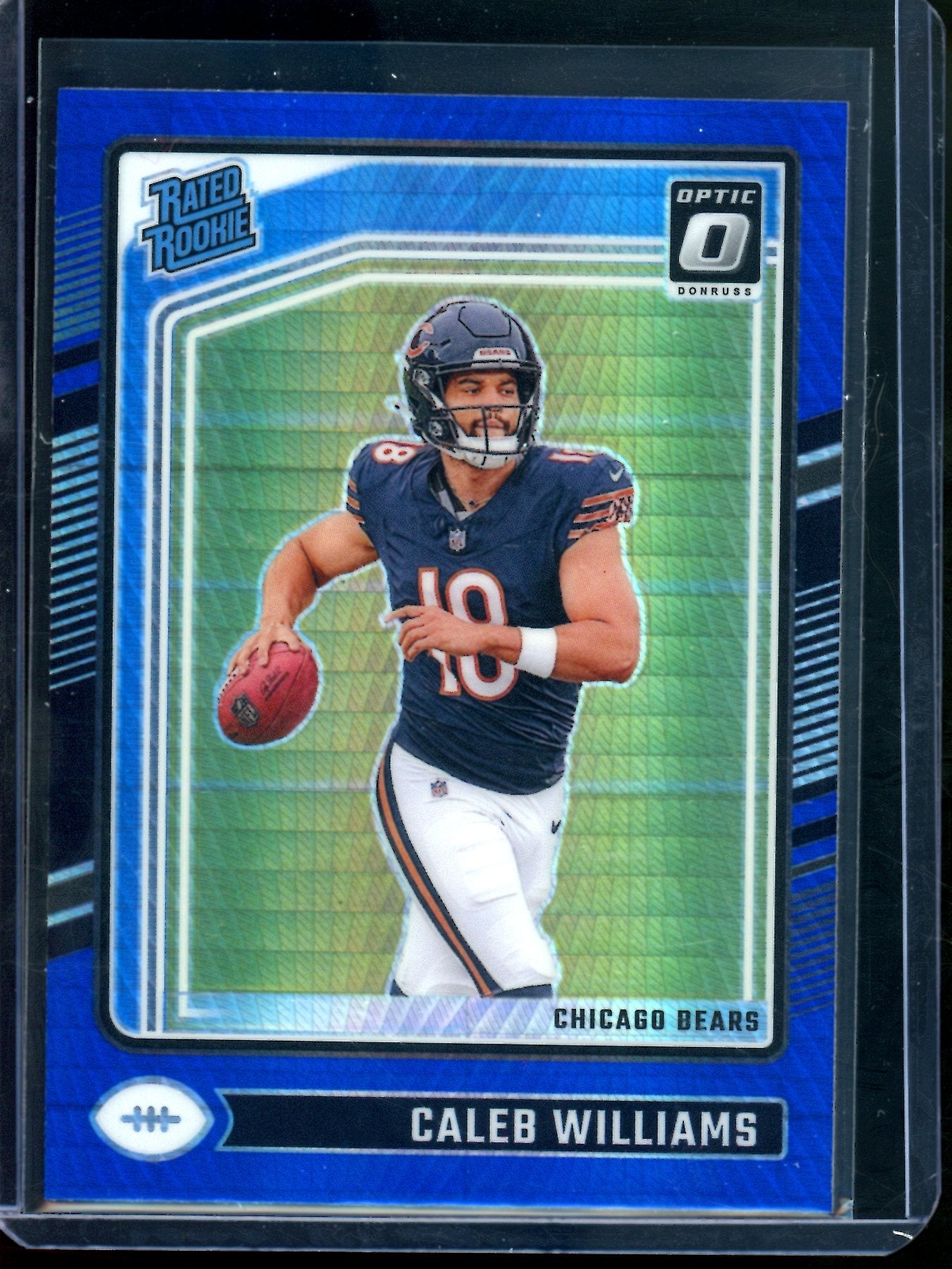 2024 Panini Optic Caleb Williams Blue Hyper Rated Rookie Bears