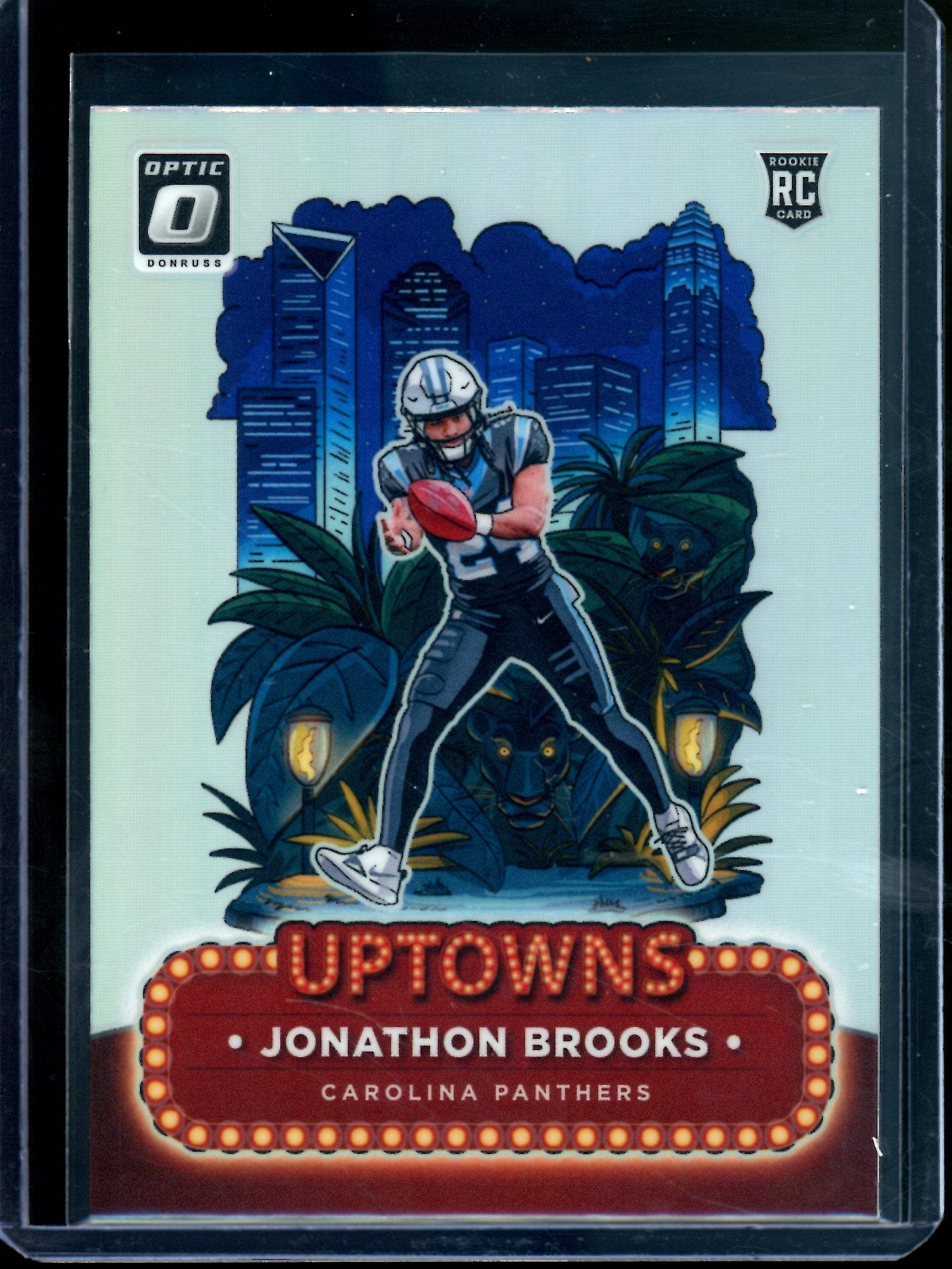 2024 Panini Optic Jonathon Brooks Uptowns Case Hit Rookie Panthers