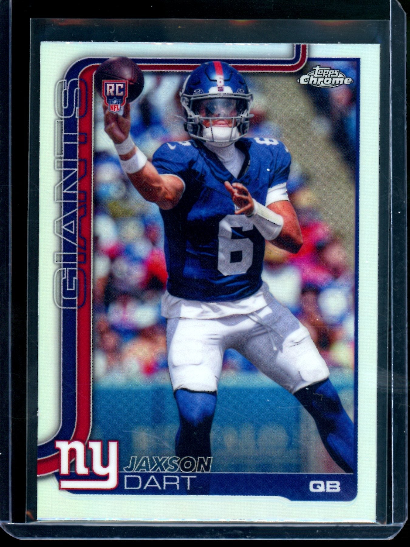 2025 Topps Chrome Jaxson Dart Refractor Rookie Giants