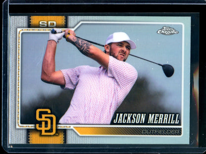 2026 Topps Chrome Jackson Merrill Image Variation Padres