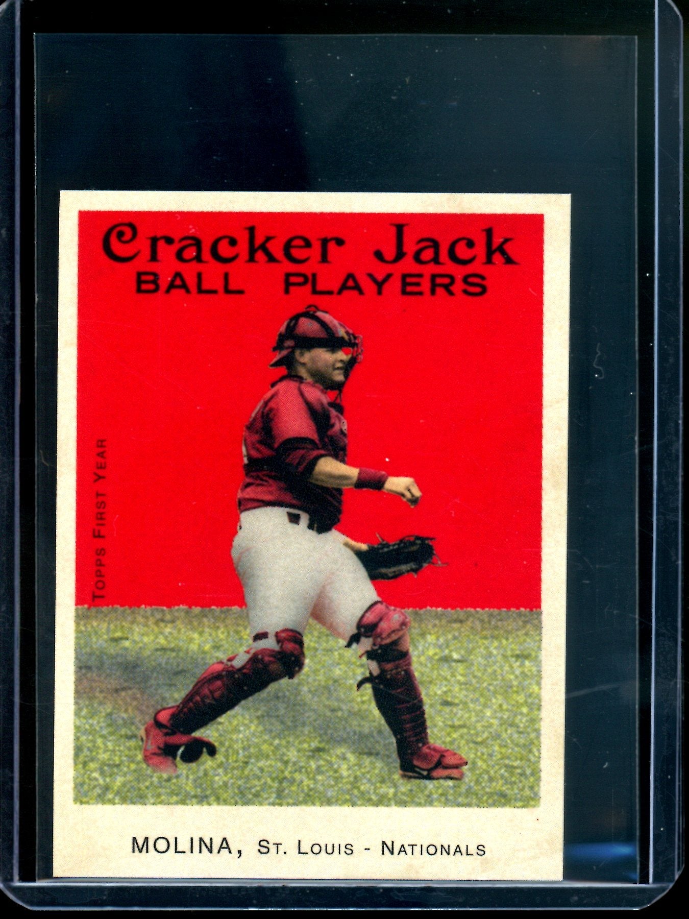 2004 Topps Cracker Jack Yadier Molina Mini Rookie Cardinals
