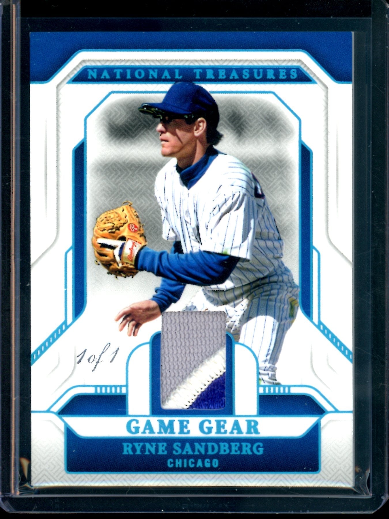 2025 Panini National Treasures Ryne Sandberg Game Gear Relic 1/1 Cubs